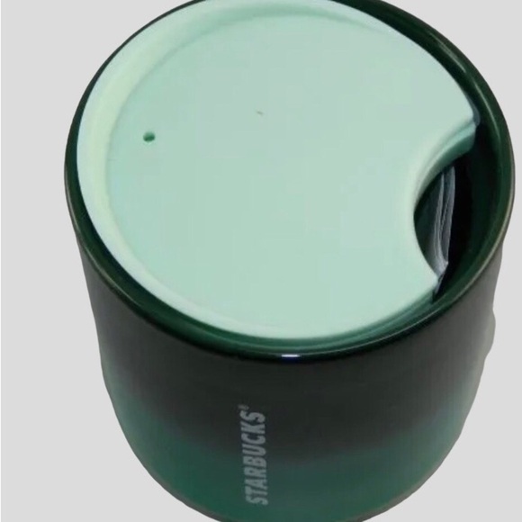 Green Starbucks Tumbler w/ Lid / NWT/ Suitable for Hot Beverages/ 8 Oz. - Picture 4 of 5